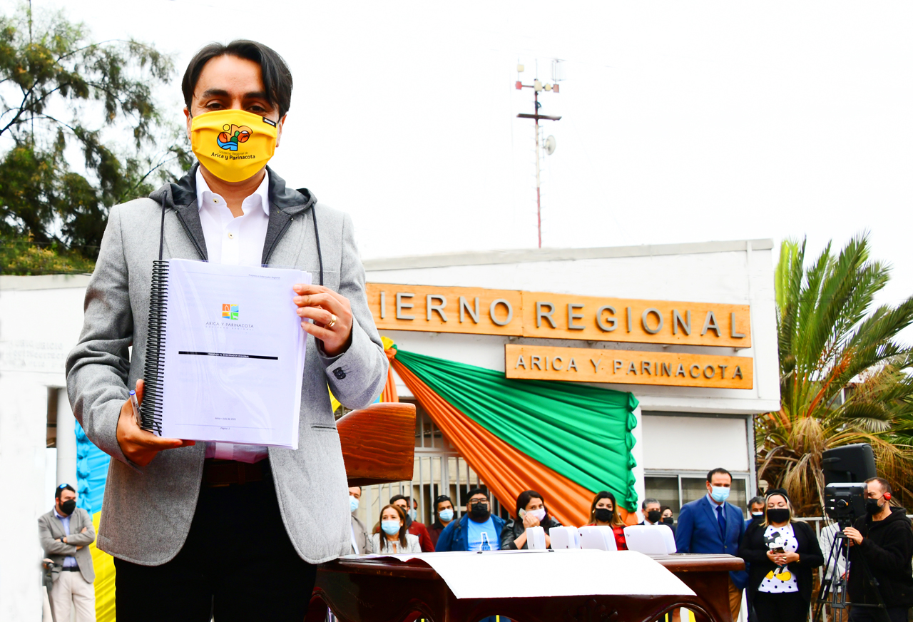 Arica Y Parinacota Cumple Su Primer A O Con Un Gobierno Regional   JORGE DIAZ ASUME COMO GOBERNADOR REGIONAL 2021 